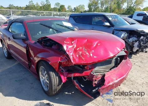 2006 Ford Mustang Gt из США, поврежденный, VIN 1ZVFT85H865193554